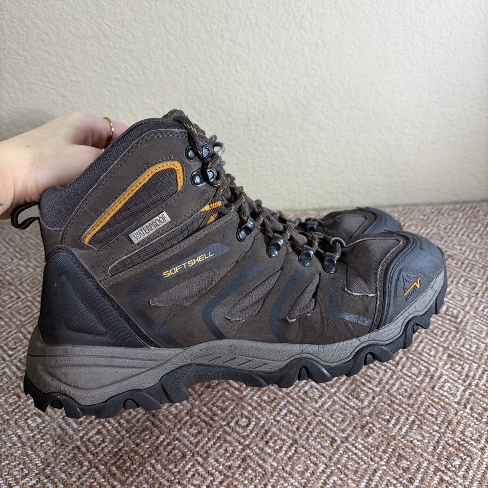Nortiv8 Mens Hiking Boots Waterproof Outdoor High Top Work Shoes US 8.5 Gorpcor - Picture 3 of 11